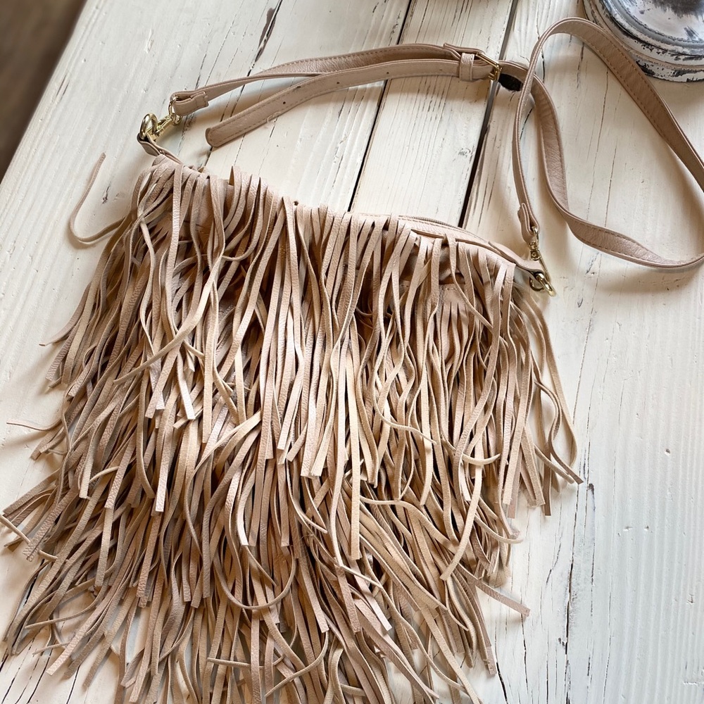 Fringe purse